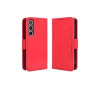 Coque Protective ZTE nubia RedMagic 10 Air avec Porte-Cartes Etui en PU Cuir Flip Stand avec Support Intégré Compatible ZTE nubia RedMagic 10