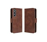 Coque Protective ZTE nubia RedMagic 10 Air avec Porte-Cartes Etui en PU Cuir Flip Stand avec Support Intégré Compatible ZTE nubia RedMagic 10