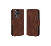 Coque Protective ZTE nubia RedMagic 11 Pro Plus avec Porte-Cartes Etui en PU Cuir Flip Stand avec Support Intégré Compatible ZTE nubia RedMagic 11