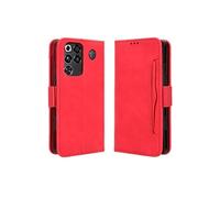 Coque Protective ZTE nubia RedMagic 11 Pro Plus avec Porte-Cartes Etui en PU Cuir Flip Stand avec Support Intégré Compatible ZTE nubia RedMagic 11