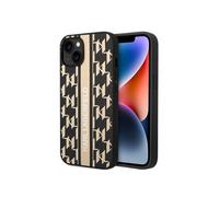 Coque pour Apple iPhone 14 PU Monogram Stripe Karl Lagerfeld Noir
