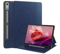 Coque Rabat Lobwerk Pour Lenovo Tab P12 12,7" TB370FU Étui Stand Case Bleu