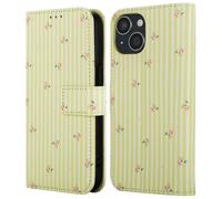 Coque rabattable design imoshion Apple iPhone 13 - Garden Stripes