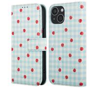 Coque rabattable design imoshion Apple iPhone 15 - Cherry Check