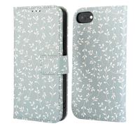 Coque rabattable design imoshion Apple iPhone 17e / 16e - Smoke Green Flowers