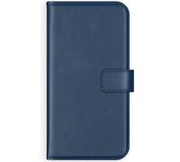 Coque rabattable en cuir véritable Selencia Samsung Galaxy A50 / A30s - Bleu