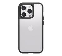 Coque React Série pour iPhone 14 Pro, Antichoc, anti-chute, ultra-mince, protection fine, testé selon les normes militaires, Antimicrobien - Transparent et noir
