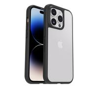 Coque React Série pour iPhone 14 Pro Max, Antichoc, anti-chute, ultra-mince, protection fine, testé selon les normes militaires, Antimicrobien - Transparent et noir
