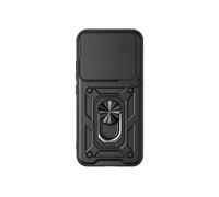 Coque pour Realme 16 Pro Plus, Bague Support et Cache Caméra Coulissant