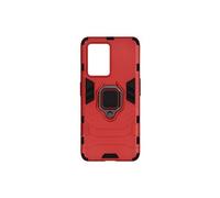 Coque Realme GT 2 Pro Hybride Antichoc avec Bague Métallique Support Rouge