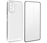 Coque Realme GT Silicone Souple Film Verre Trempé 9H Noir Noir