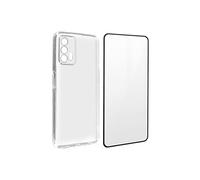 Coque Realme GT Silicone Souple Film Verre Trempé 9H Transparent Noir