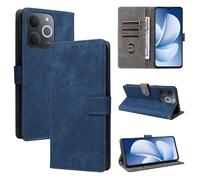 Coque Realme Note 70T 4G/70 4G, [Technologie de Blocage RFID] Housse Portefeuille, Etui pour Realme Note 70T 4G/70 4G avec Fonction Stand-Bleu