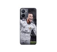 Coque - MANIACASE - Realme V20 - Kylian Mbappe - Gris - Souple