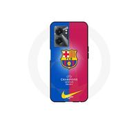 Coque - Realme - V23 - Souple - Blanc - Barcelone FC & Real Madrid