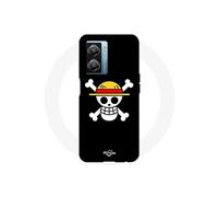 Coque Realme V23 Drapeau One Piece Pirate Rap et Chapeau de Paille