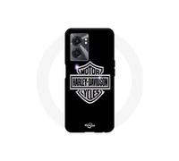 Coque Realme V23 Harley Davidson logo motor sycles gris front noir