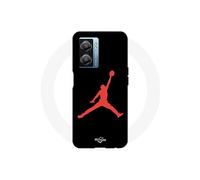 Coque Realme V23 Jordan logo 23 nike basketball couleur rouge