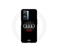 Coque Realme V23 Logo de voiture Audi gris et rouge