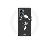 Coque Realme V23 Monkey D. Luffy noir et blanc