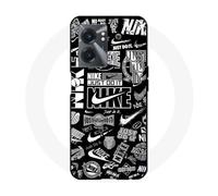 Coque Realme V23 Nike air logo Nike Graffiti Noir et blanc