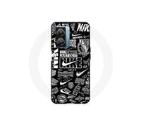 Coque - Maniacase - Realme V23 - Nike air logo - Nike Graffiti - Noir et blanc