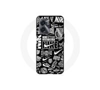 Coque Realme V23 Nike air logo Nike Graffiti Noir et blanc