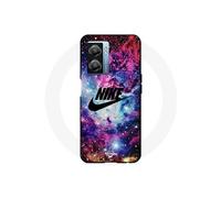 Coque Realme V23 nike logo noir stylé Rose Vif Violet Bleu