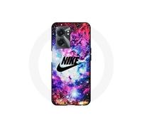 Coque Realme V23 nike logo noir stylé Rose Vif Violet Bleu