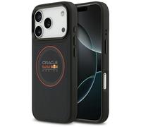 Coque Red Bull Maillé Anneau Rouge & Boutons Métal MagSafe pour iPhone 17 Pro Bleu Marine