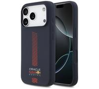 Coque Red Bull Silicone Powerbar MagSafe Étui pour iPhone 17 Pro Bleu Marine