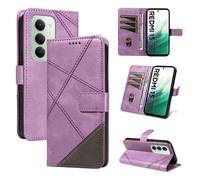 Coque REDMI 15 4G (171), Rabat Portefeuille de Protection Cuir PU Etui, Magnétique Housse - Violet multicolore HOUSSE
