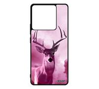 Coque Redmi Note 13 Pro 5g Silicone Cerf Biche Design Foret Animal Rigide Animaux Telephone Bumper Brame Ciel Housse Cervide Xiaomi