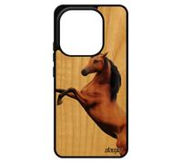 Coque Redmi Note 14 4g Europe Bois Silicone Cheval Animal Animaux Etui 4g Telephone Design Marron Poulain Noir Jolie Poney De Pour Xiaomi