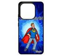 Coque Redmi Note 14 4g Europe Silicone Super Parrain Naissance Garcon Dessin Smartphone Humour Bande Dessin¿E Texte Noir Bleu Pour Xiaomi