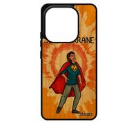 Coque Redmi Note 14 4g Europe Vrai Bois Silicone Super Marraine Drole Personnalis¿ Texte Telephone Bd Tpu Orange Heros Enfant Pour Xiaomi