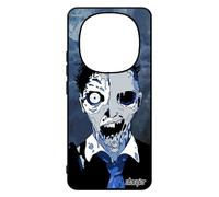 Coque Redmi Note 14 Pro/14 Pro+ Plus 5g Silicone Zombie Personnalis¿ Alu Apocalypse Antichoc Fantome Bleu Fumee Nuage Urbain Pour Xiaomi