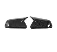 Coque Remplacement Rétroviseur Pour Ford Pour Mustang 2015-2022 Version Couvercle Rétroviseur Américain Capuchon Rétroviseur Latéral Sans Boîtier Feu Signalisation(3-Carbon Fiber Look)
