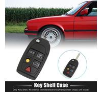 Coque remplacer pour clé télécommande de voiture pour Volvo S60 S80 V70 XC70 XC90 5 boutons Noir