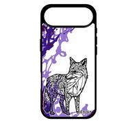 Coque Renard Pour Iphone 17 Air Silicone De Protection Arbre Telephone Cadeau De Noel Malin Dessin Etui Art Ethnique Goupil Tribal