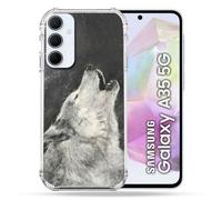 Coque Renforcé Pour Samsung Galaxy A35 5g Animal Loup Hurlement