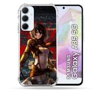 Coque Renforcé Pour Samsung Galaxy A35 5g Manga Attaque Titans Mikasa