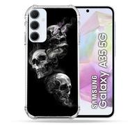 Coque Renforcé Pour Samsung Galaxy A35 5g Tete De Mort Triple