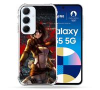Coque Renforcé Pour Samsung Galaxy A55 5g Manga Attaque Titans Mikasa