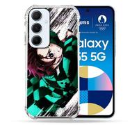 Coque Renforcé Pour Samsung Galaxy A55 5g Manga Demon Slayer Tanjiro