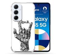 Coque Renforcé Pour Samsung Galaxy A55 5g Musique Rock Main