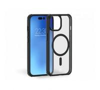 Coque Renforcée - AIR FROST - iPhone 15 - Noir - Matériaux 50% recyclés - Compatible MagSafe