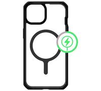 Coque Renforcée Apple iPhone 14 Compatible MagSafe Hybrid Solid R 100% Plastique recyclé Transparente Noire Itskins