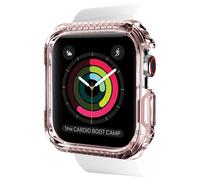 Coque renforcée Apple Watch 42-44-45-49mm Spectrum Clear 3m Transparente Rose Itskins
