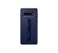 Coque renforcee avec fonction Stand Bleu Galaxy S 10